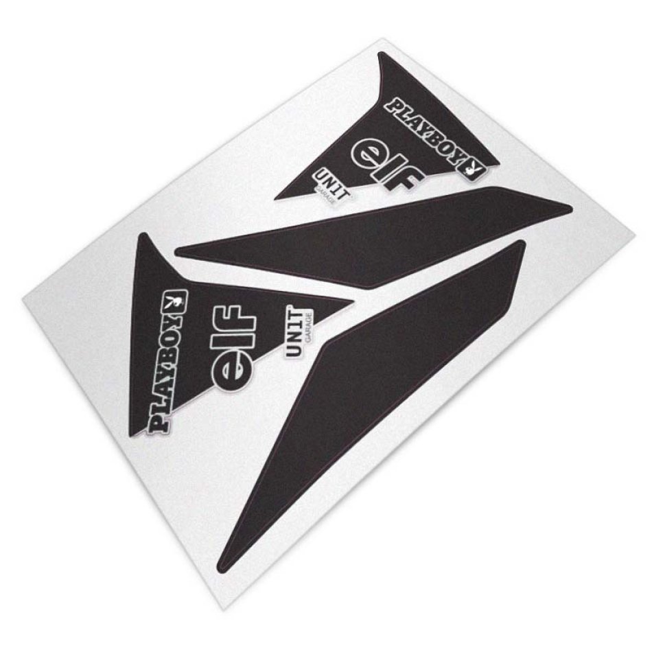Adhesivos protectores negros para el panel lateral original de la BMW R12 G/S