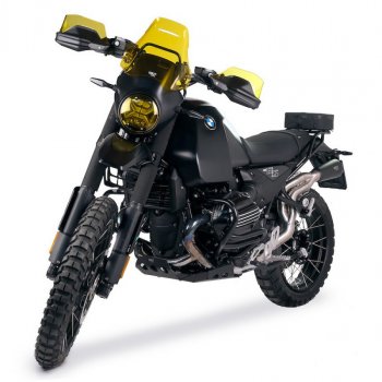 Adhesivos protectores negros para el panel lateral original de la BMW R12 G/S