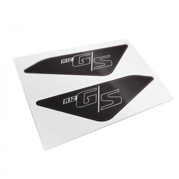 Adhesivos protectores negros para el panel lateral original de la BMW R12 G/S