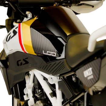Adhesivos protectores negros para el panel lateral original de la BMW R12 G/S
