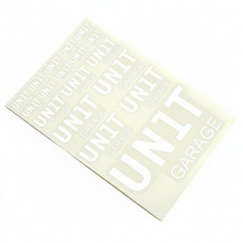 Adhesivos Unit Garage Blancos
