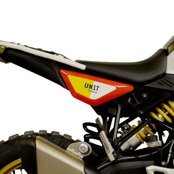 Adhesivos protectores negros para el panel lateral original de la BMW R12 G/S