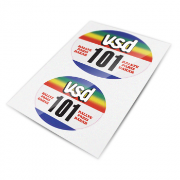 Adhesivos VSD para tabla porta números