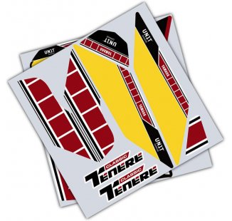 Adhesivos Yamaha Ténéré 700 Classic Icon Azul