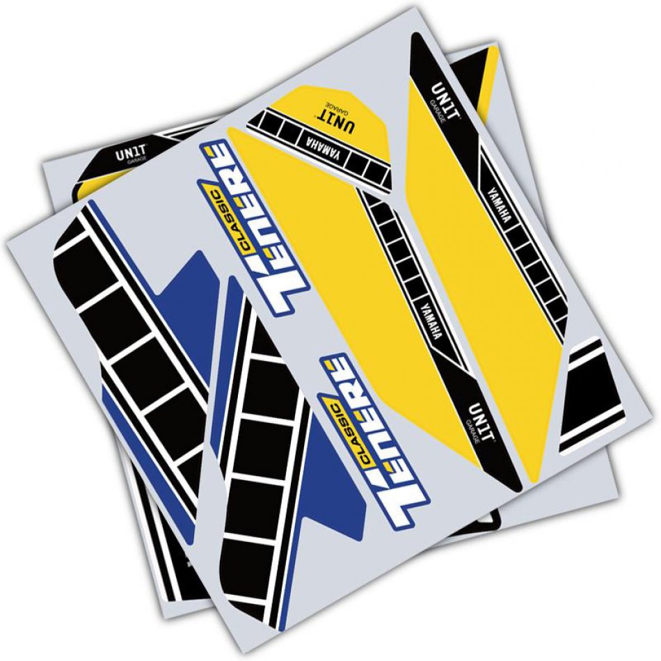 Adhesivos Yamaha Ténéré 700 Classic Icon Azul