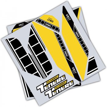 Adhesivos Yamaha Ténéré 700 Classic Negro