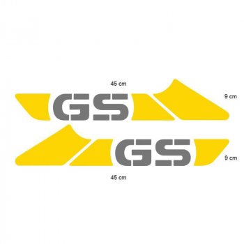 Pegatinas del tanque amarillas 40th