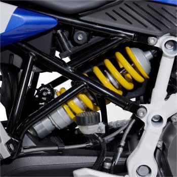 Amortiguador trasero Öhlins S46DR1B, BMW F450GS a partir de 2026 (versión alta +20 mm)