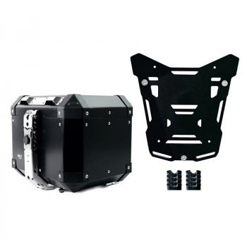 Top Case Aluminio Atlas 36L + Placa Portaequipaje código: 1215, Kit BMW R120GS