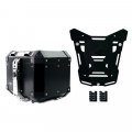 Top Case Aluminio Atlas 36L + Placa Portaequipaje código: 1215, Kit BMW R120GS