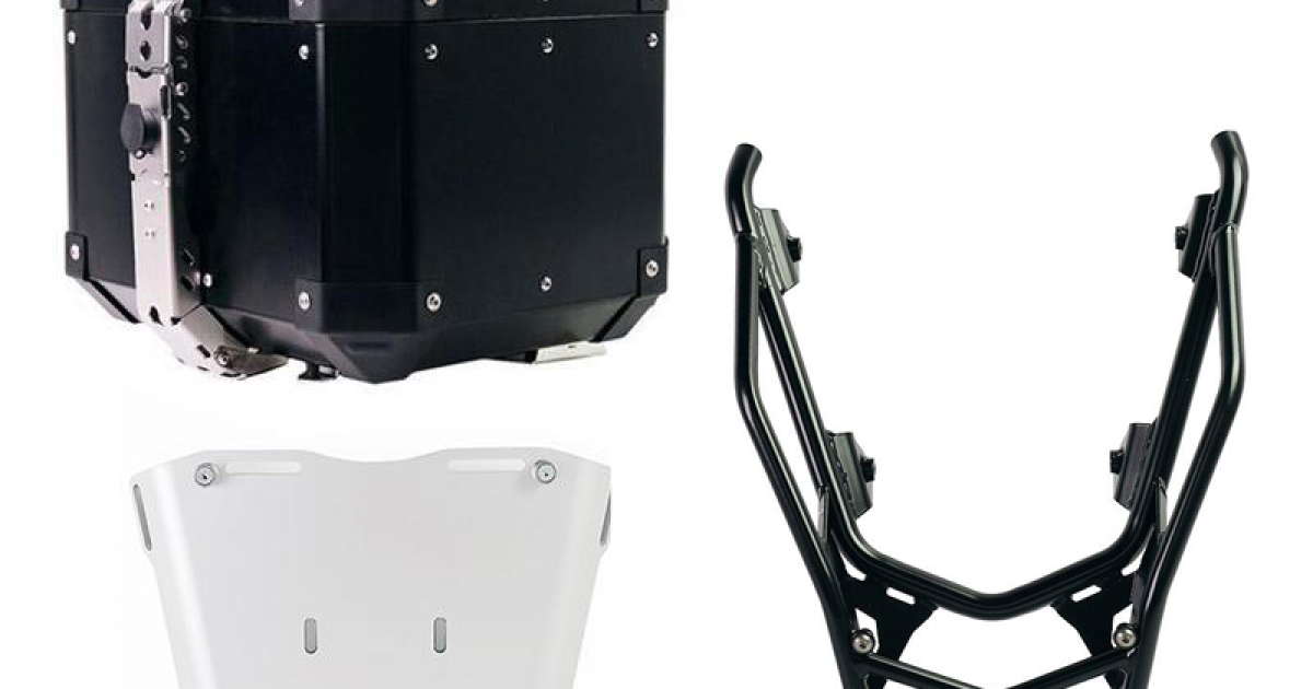 Portaequipajes Trasero Para Honda Forza 350/250/125 - Soporte De Carga, Apoyabrazos Para Pasajero - Aleación De Aluminio, Color Negro
