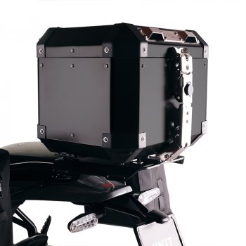 Baúl Atlas Aluminio 36L + Parrilla Trasera con Asas de Pasajero Royal Enfield Himalayan 450 (2024 en adelante)