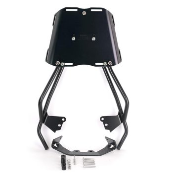 Maleta superior universal de aluminio Atlas de 44 litros + Portaequipajes BMW F450GS con asas para el pasajero