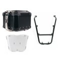 Maleta superior universal de aluminio Atlas de 44 litros + Portaequipajes con asas para el pasajero BMW R12