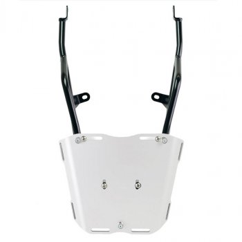 Maleta superior universal de aluminio Atlas de 44 litros + Portaequipajes Royal Enfield Bear 650 con asas para el pasajero