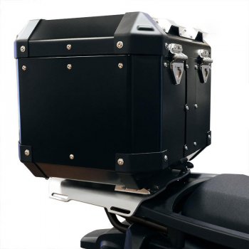Topcase Atlas en aluminio 36L + portaequipajes trasero Pan America 1250 con asas para pasajero