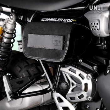 Bolso de manillar Sahara Split cuero