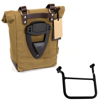 Bolsa de lona 10L-14L + Chasis de Honda Transalp 750 (a partir de 2023) Izquierda