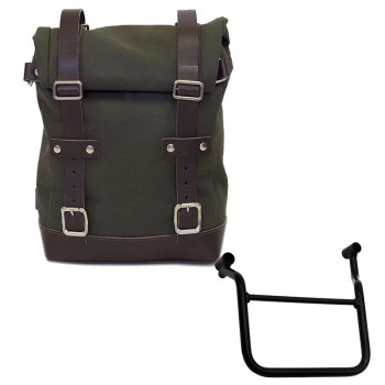 Bolsa de lona 10L-14L + Chasis de Honda Transalp 750 (a partir de 2023) Izquierda