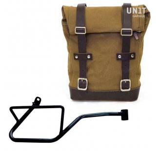 Bolsa de lona 10L-14L + Chasis Derecho Moto Guzzi V7 EURO5 PLUS (2025 en adelante)