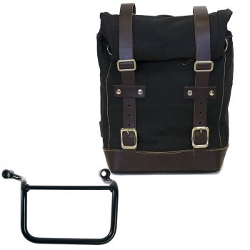 Bolsa Lateral Lona 10L-14L + Royal Enfield Guerrilla 450 Marco Derecho