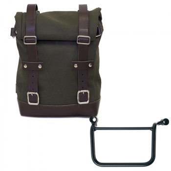 Bolsa Lateral Lona 10L-14L + Royal Enfield Guerrilla 450 Marco Izquierdo