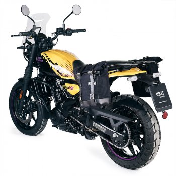 Bolsa Lateral Lona 10L-14L + Royal Enfield Guerrilla 450 Marco Izquierdo