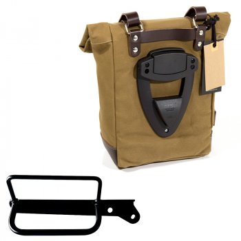 Bolsa de lona 10L-14L + Bastidor derecho Royal Enfield Hunter 350