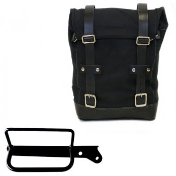 Bolsa de lona 10L-14L + Bastidor derecho Royal Enfield Hunter 350