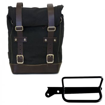 Bolsa de lona 10L-14L + Bastidor izquierdo Royal Enfield Hunter 350