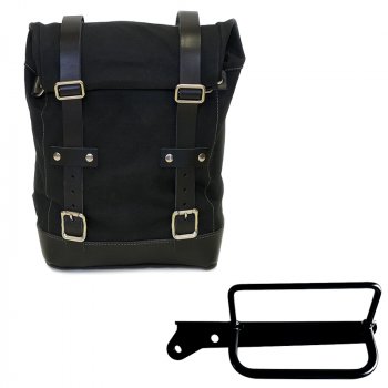 Bolsa de lona 10L-14L + Bastidor izquierdo Royal Enfield Hunter 350