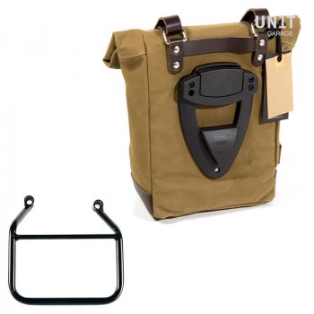 Bolsa de lona 10L-14L + Thriumph Speed 400 & Scrambler 400 X Cuadro Derecho (Sólo compatible con nuestro código de escape bajo: 4206Low)