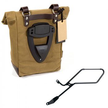 Bolsa de lona 10L-14L + Marco izquierdo de la Triumph Bonneville Bobber