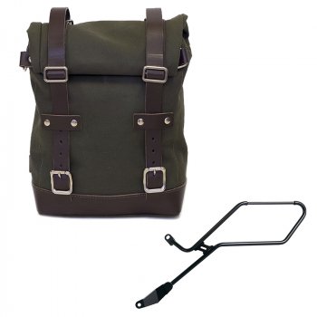 Bolsa de lona 10L-14L + Marco izquierdo de la Triumph Bonneville Bobber
