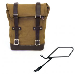 Bolsa de lona 10L-14L + Marco izquierdo de la Triumph Bonneville Bobber