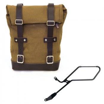 Bolsa de lona 10L-14L + Marco izquierdo de la Triumph Bonneville Bobber