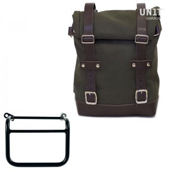 Bolsa de lona 10L-14L + Subchasis derecho Triumph Scrambler 1200 XC_XE (2019 en adelante)