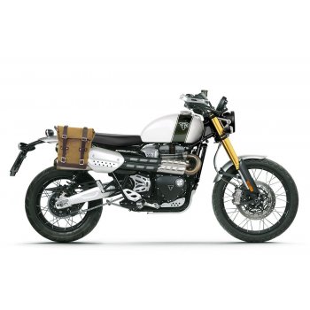 Bolsa de lona 10L-14L + Subchasis derecho Triumph Scrambler 1200 XC_XE (2019 en adelante)