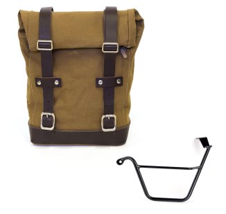 Bolsa de lona 10L-14L + Triumph Street Scrambler 900 (a partir de 2026) Chasis izquierdo
