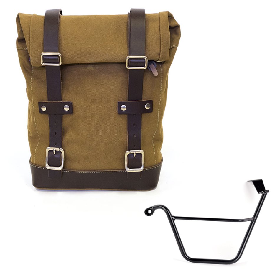 Bolsa de lona 10L-14L + Triumph Street Scrambler 900 (a partir de 2026) Chasis izquierdo