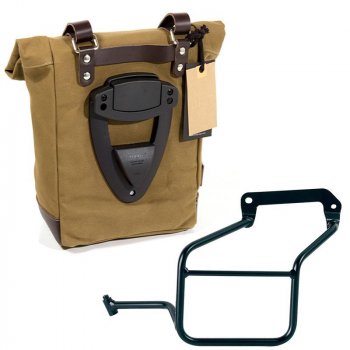 Maleta lateral Lona + subchasis izquierdo Aprilia Tuareg 660