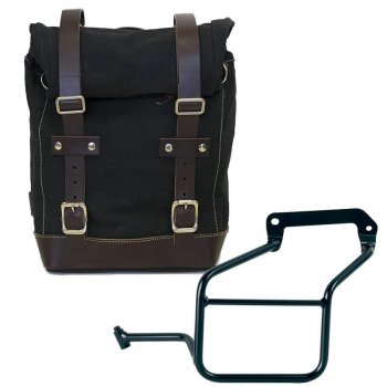 Maleta lateral Lona + subchasis izquierdo Aprilia Tuareg 660