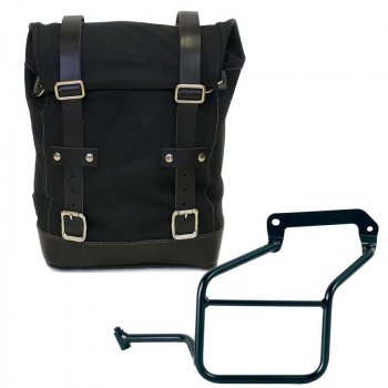 Maleta lateral Lona + subchasis izquierdo Aprilia Tuareg 660