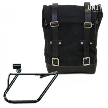 Maleta lateral Canvas + subchasis derecho BMW CE 04