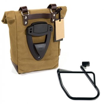 Maleta lateral Canvas + marco izquierdo BMW CE 04