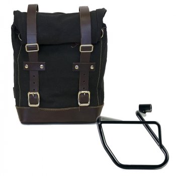 Maleta lateral Canvas + marco izquierdo BMW CE 04