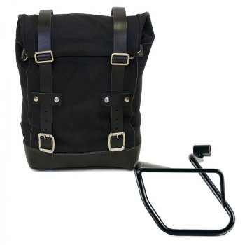 Maleta lateral Canvas + marco izquierdo BMW CE 04