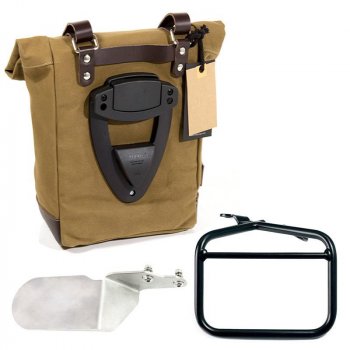 Alforja Lateral Lona + Subchasis Derecho Ducati Desert Sled