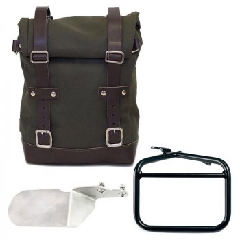 Alforja Lateral Lona + Subchasis Derecho Ducati Desert Sled