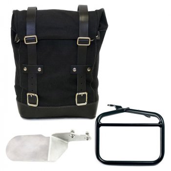 Alforja Lateral Lona + Subchasis Derecho Ducati Desert Sled